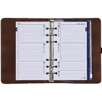 Kalpa 1111-20 Personal 6 Ringplanner Kastanje bruin 1 week per 2 paginas 2026-2027-2028