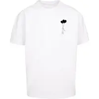 Mc Clothes Shirt 'Love In The Air' zwart / wit