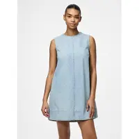 Pieces Jurk 'PCFlora' blauw denim