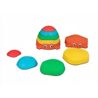 DNA Stapelstenen & Balansstenen Set - Rivierstenen voor Kinderen - Indoor & Outdoor - Multikleur - 26cm x 34cmx 41cm