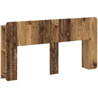 vidaXL Hoofdeinde Kast met opslag Oud hout Bewerkt hout