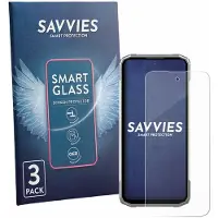 Savvies 3 Stuks Screenprotector - geschikt voor Doogee Blade 20 Max - beschermfolie glas transparant