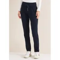 Cecil Dames Casual broek - Blauw - XXL
