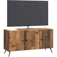 vidaXL TV Kast Oud hout 99 x 34,5 x 50 cm Bewerkt hout