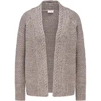 Goldner Gebreide vest Elegante grof gebreide jas, kabelpatroon