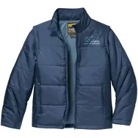 Atlas For Men - 2-in-1 gewatteerde jas met afritsbare mouwen Trek - Heren - Verkrijgbaar in grote maten - XXL