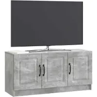 vidaXL TV Kast Betongrijs 99 x 34,5 x 47 cm Bewerkt hout