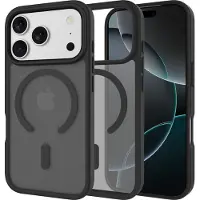 Just in Case hoesje geschikt voor iPhone 17 Pro Hoesje geschikt voor MagSafe - Military Grade Backcover - Zwart