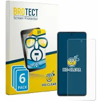 BROTECT - Screenprotector voor Xiaomi Redmi Note 15 Special Edition - Folie Beschermfolie transparant 6 Stuks