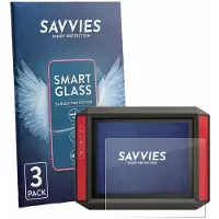 Savvies 3 Stuks Screenprotector - geschikt voor Müller Elektronik TRACK‑Guide III - beschermfolie glas transparant