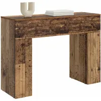 vidaXL Salontafel Oud hout 102 x 35 x 75 cm Bewerkt hout