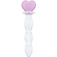 Gildo - No. 37 Glazen Dildo Hartvorm - 18 cm