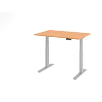 Hjh OFFICE PRO XDKB 12 S - Beuken 120x80 Tafelhoogte I Elektrisch in hoogte verstelbaar