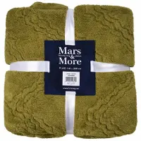 Mars & More Plaid Zig Zag Groen 140x200cm