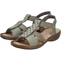 Rieker 60883 Sandalen | Maat 39 Dames Groen