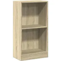 vidaXL Boekenkast 40x24x75 cm bewerkt hout sonoma eikenkleurig