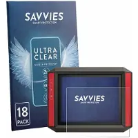 Savvies - Screenprotector voor Müller Elektronik TRACK‑Guide III - Folie Beschermfolie transparant 18 Stuks