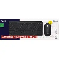 Trust Lyra Compact Toetsenbord & Muis Zwart Qwerty