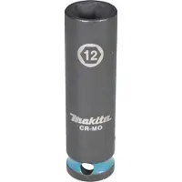 Makita Krachtdop Impact Black 3/8 12x82mm - E-16293