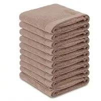 Ten Cate Handdoekenset - Handdoeken - Hotelkwaliteit - 50x100 cm - 10 stuks - 100% Katoen - Taupe