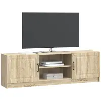 vidaXL TV Kast Sonoma Eiken 150 x 31 x 47 cm Bewerkt hout