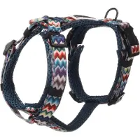 Flamingo Hond Harnas Y-vorm Nusa Penida Blauw XS 28-52cm 32-50cm 15mm