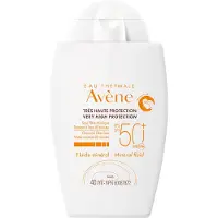 Avene Solaire Hoge Bescherming Mineraal Vloeistof Spf50+ 40 ml