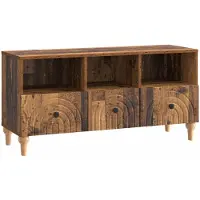 vidaXL TV Kast 102 x 34,5 x 50 cm Oudhout Geconstrueerd hout