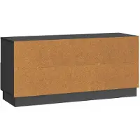 vidaXL TV Kast met lade Zwart 102 x 34,5 x 47 cm Bewerkt hout