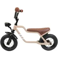 Bandits & Angels Loopfiets Fatbike Sand vanaf 2 Jaar voor Jongens en Meisjes - Unieke Loopfiets - Metaal - Beige Loop Fiets - Met Werkende Koplamp