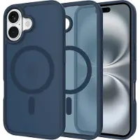 Just in Case ArmorElite Military MagSafe beschermhoes voor iPhone 17, blauw