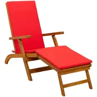 vidaXL Ligstoel die kan leunen en vouwen 55 x 146 x 91 cm