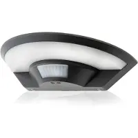 Ren Buitenlamp Dag Nacht Sensor - Buitenlamp met Bewegingssensor - Buitenlamp - Zwart - 27cm x 16cm x 7cm