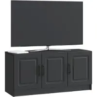 vidaXL TV Kast Zwart 99 x 34,5 x 47 cm Bewerkt hout