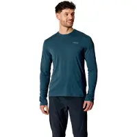 Rab T-Shirt Men Force LS Tee Tempest Blue-XL