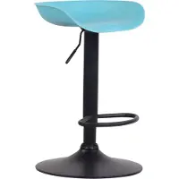 CLP Anaheim Barkruk - Kunststof zwart/blauw