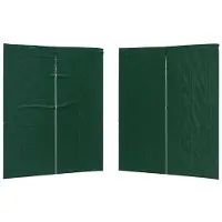 vidaXL Party Tent Zijwand 2 st 200 x 195 cm Groen PE en staal