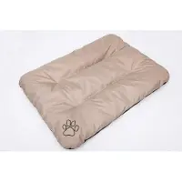 OEM Hondenbed - Een comfortabele plek om te slapen en te rusten voor honden - 90 x 60 cm - Beige kleur - Hondenhoes