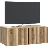 vidaXL Wandmontage TV-kast 78,5 x 41 x 30 cm Artisanaal eiken