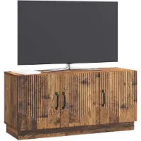 vidaXL TV Kast Oud hout 99 x 34,5 x 47 cm Bewerkt hout