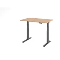 Hjh OFFICE PRO XDKB 12 G - 120x80 Eiken Tafelhoogte I Elektrisch in hoogte verstelbaar