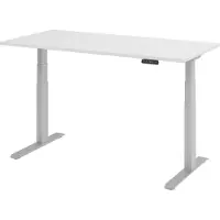 Hjh OFFICE PRO XDKB 16 S - Wit 160 x 80 Tafelhoogte I Elektrisch in hoogte verstelbaar