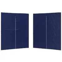 vidaXL Party Tent Zijwand 2 pcs Blauw 200 x 195 cm PE en staal