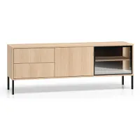 Selsey Barnee – TV-meubel 2 deuren – 2 laden – Eiken – 160 cm