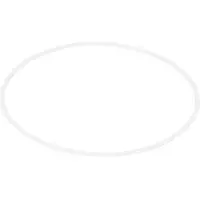 CLP Vloerbescherming Ring 45 cm wit