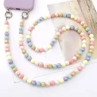 OEM Kleurrijke pompoenketting met armbandje. Beschermt tegen verlies. Een trendy accessoire.