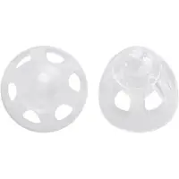 OEM Hoortoestel oordopjes, 8 mm, open ventilatie, basdome