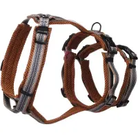 Flamingo Hond Veiligheidsharnas Ubud Zwart M 46-74cm 52-74cm 47-69cm 20mm