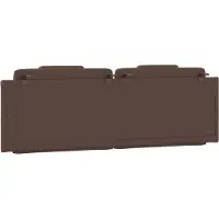vidaXL Hoofdbordkussen "Viana" 160 cm kunstleer bruin
