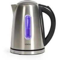 Livoo Elektrische waterkoker, Waterkoker, Grijs